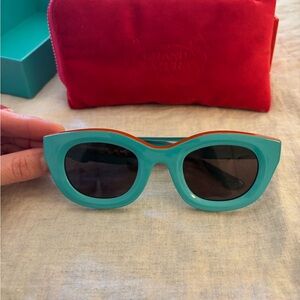 Like new - Grand Azul Lili sunglasses in Pool Green